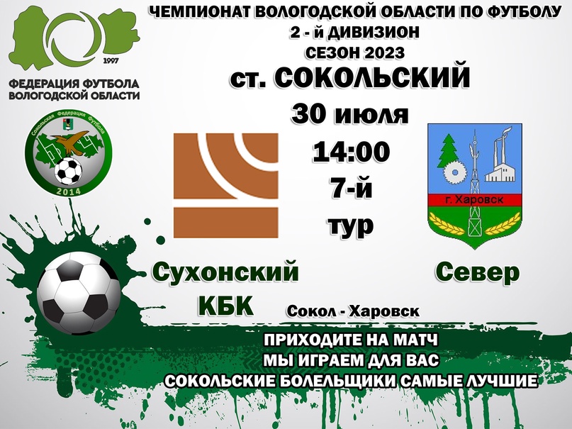 Чемпионат Вологодской области по футболу среди мужских команд 2-го дивизиона.