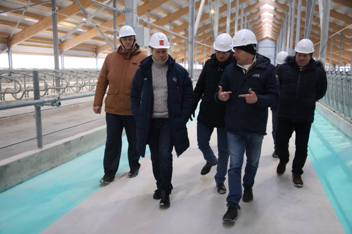 В Вологодской области завершают первый этап строительства животноводческого комплекса на 1,4 млрд рублей инвестиций.