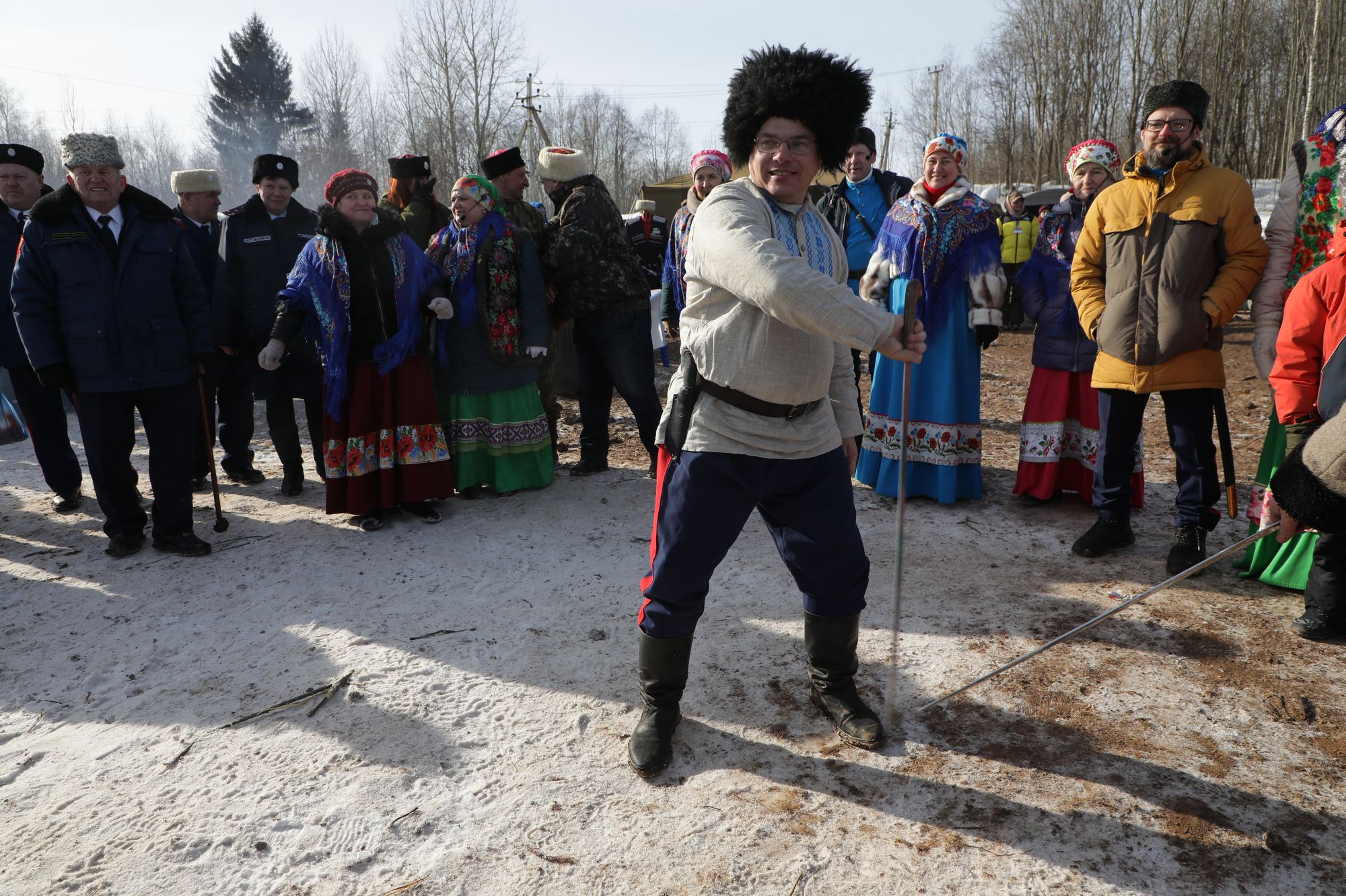 Для гостей фестиваля «В снегах Кириллова» работают интерактивные площадки.