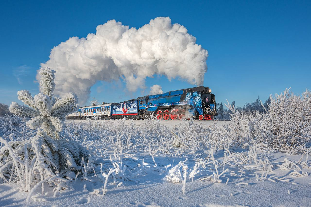 Поезд Деда Мороза вошел в Книгу рекордов России.